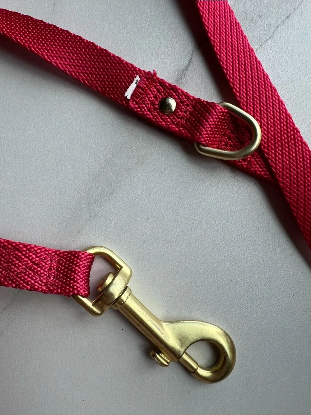 Red Plaid Padded Pet Harness and Leash Size S